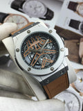 Hublot Classic Fusion Ultra-Thin Skeleton Style Fashion Timepiece